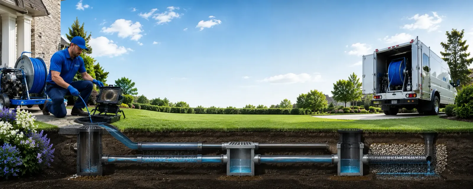 Outdoor drain cleaning information for Granville, OH